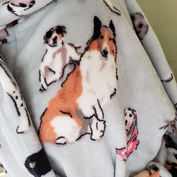 VERA BRADLEY WOMEN'S ROBE DOG SHOW MOTIF:NWT LARGE/EXTRA LARGE - Picture 4 of 16